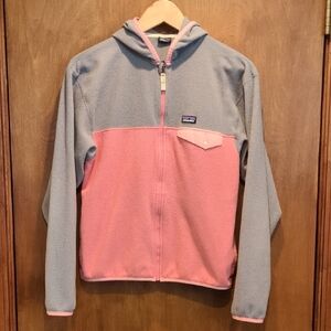 Patagonia Full Zip Fleece Hoodie Size XXL 16-18